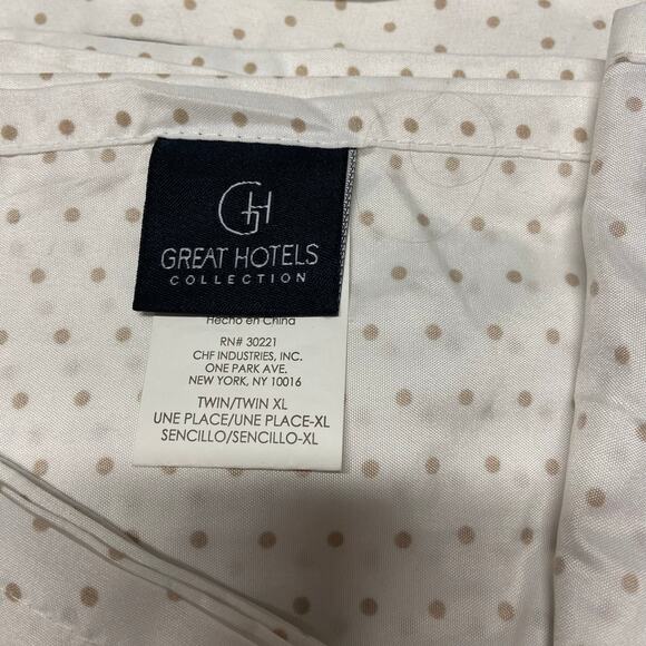 Great Hotels Flat Sheet & 1 Pillow Case Twin XL - Picture 3 of 5